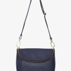 Saben Fifi Navy Leather Shoulder Bag Accessories
