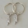 Sophie Flashy Sleeper Earrings Silver