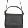 Federation For Keeps Black Crossbody Bag With Zipped Flat Gunmetal Hardware Accessories