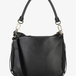 Saben Accessories Frankie Fold Over Black Shoulder Bag