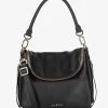 Saben Accessories Frankie Fold Over Black Shoulder Bag