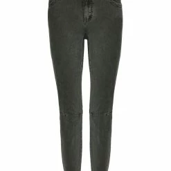 Among The Brave Harper Dark Khaki Knee Dart Denim Jean