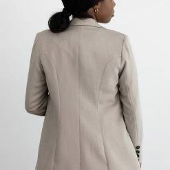 Ivy + Jack Harper Stone Textured Double Breasted Blazer Fashion