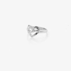 Stolen Heart Script Ring