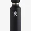 Hydro Flask 621ml Black Standard Mouth Drink Bottle Table & Kitchen
