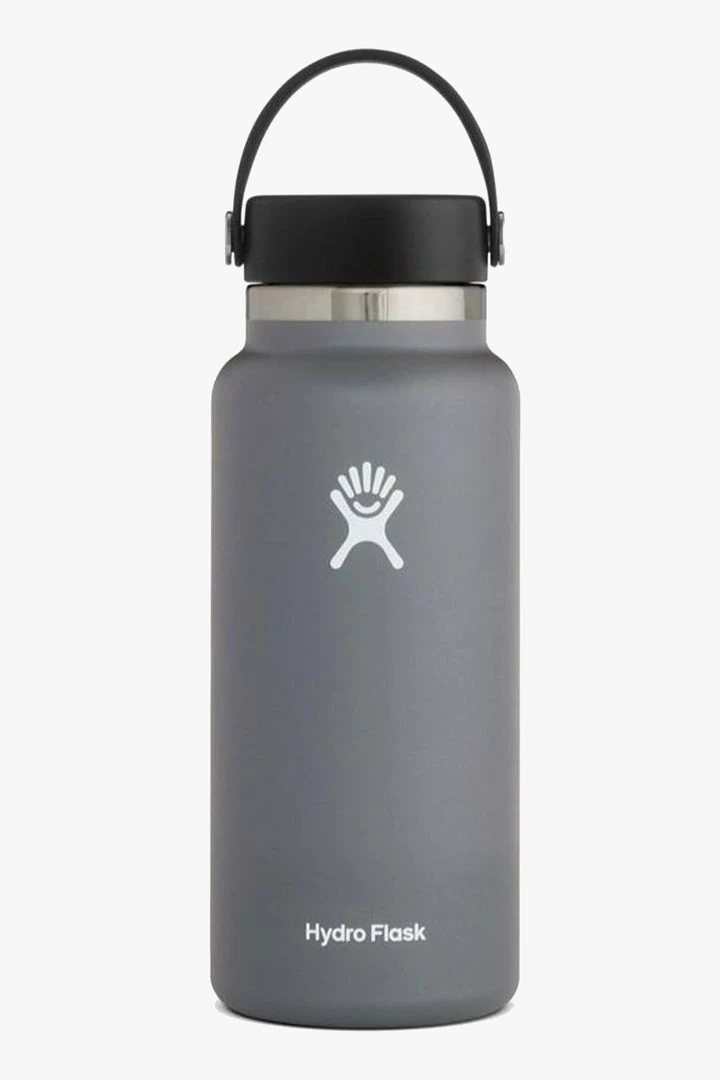 Hydro Flask 946ml Stone Grey Wide Mouth Drink Bottle