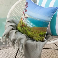 Mulberi Indira Linen Cotton Blend Concrete Throw 130x190cm Cushion, Throws & Linen