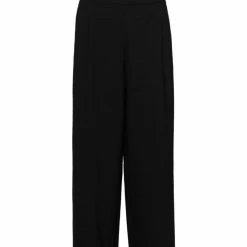 Among The Brave Instinct Black Soft Stretch Back Wide Leg Pant Fashion