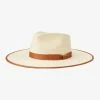 Brixton Jo Straw Rancher Natural Fedora Hat Accessories