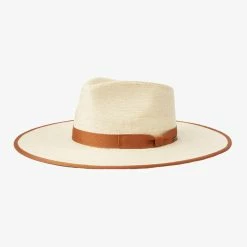 Brixton Jo Straw Rancher Natural Fedora Hat Accessories