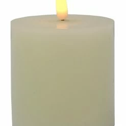 Le Forge LED Battery Ivory Pillar Candle Small Home Fragrance