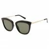 Le Specs Caliente Black Gold Arms Khaki Lens Sunglasses Accessories