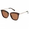 Le Specs Accessories Caliente Tort Gold Arms Brown Polarised Lens Sunglasses