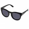 Le Specs Accessories Jealous Games Cat Eye Oversized Black Smoke Polarised Lens Sunglasses