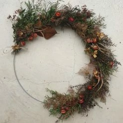 Bloomsday Large Dried Flower Wreath 50cm Autumn