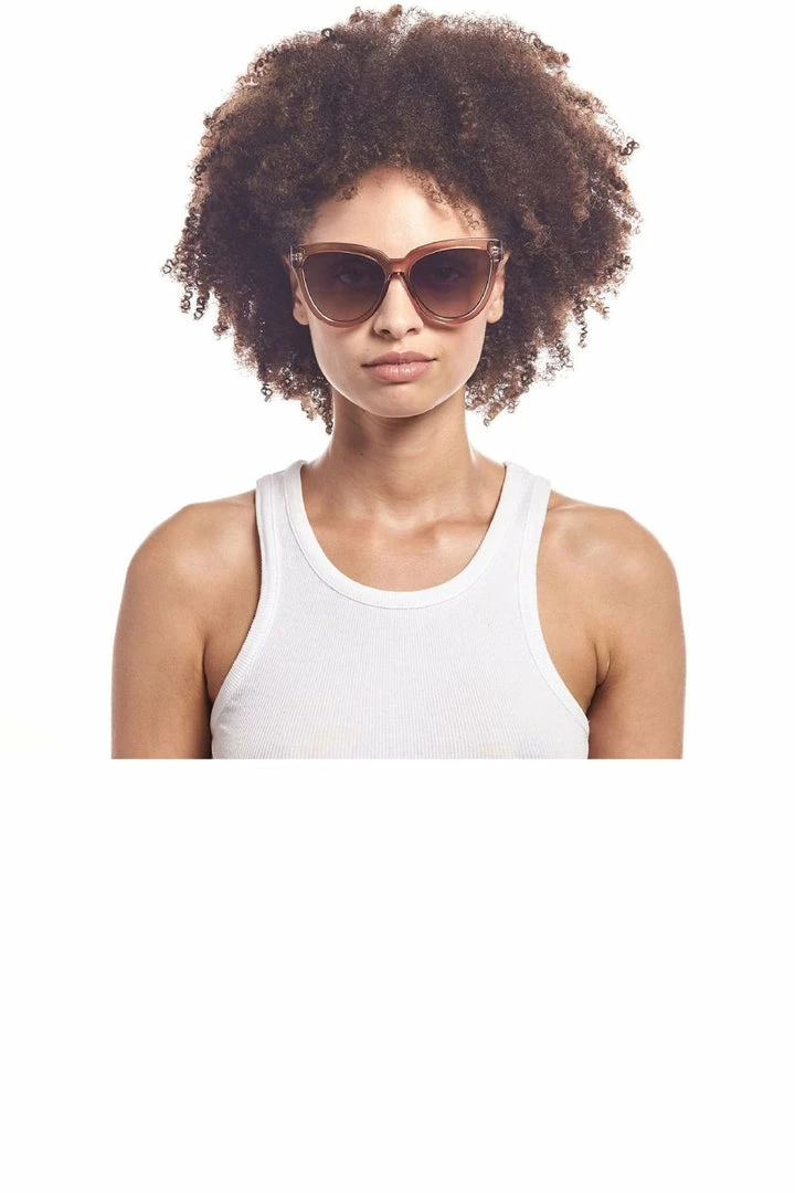 Le Specs Liar Liar Champagne Crystal Khaki Grad Lens Sunglasses Accessories