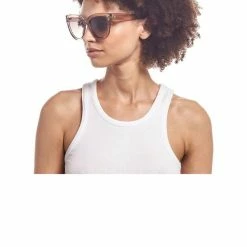 Le Specs Liar Liar Champagne Crystal Khaki Grad Lens Sunglasses Accessories