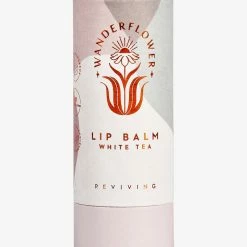 Wanderflower Lip Balm 12ml White Tea Home & Beauty