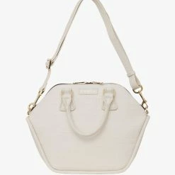 Saben Liv Alabaster Croc Leather Handbag Accessories