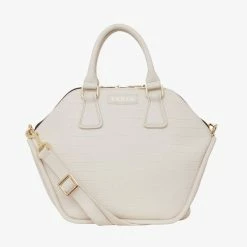 Saben Liv Alabaster Croc Leather Handbag Accessories