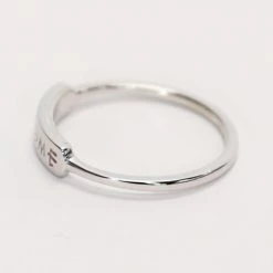 Federation Accessories Love You Je T'aime Script Ring Sterling Silver