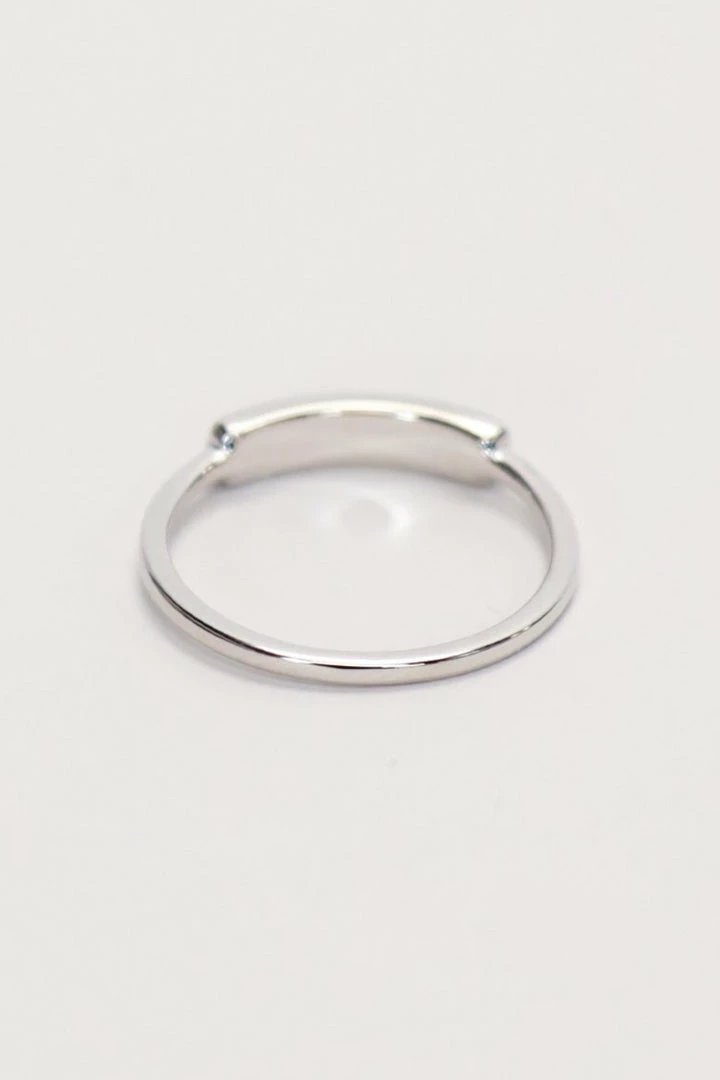 Federation Accessories Love You Je T'aime Script Ring Sterling Silver