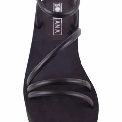 Solsana Accessories Loxley Platform Black Wedge