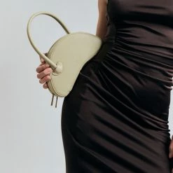 Rey Luna Pistachio Mini Half Moon Bag