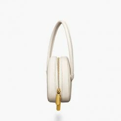 Rey, The Label Accessories Luna Ivory Mini Half Moon Bag