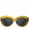 Reality Eyewear Marmont Chunky Cat Eye Olive Green Polarised Sunglasses Accessories