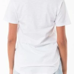 Silent Theory Fashion Marvellous V Neck White Tee
