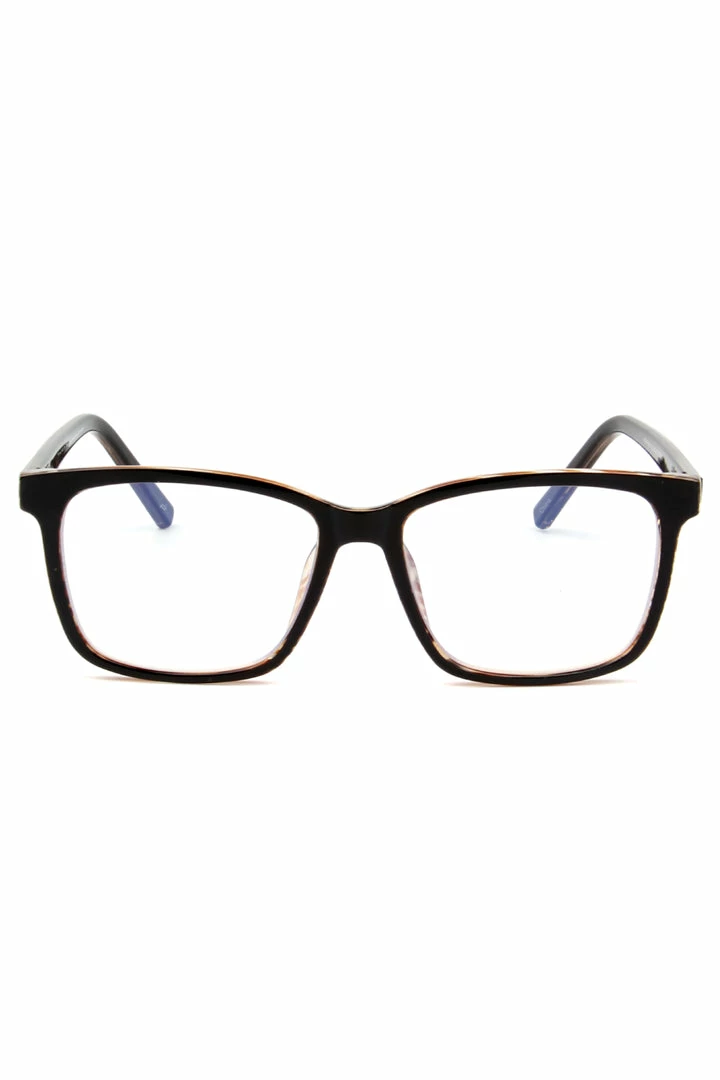 Prive Revaux MVP Square Chestnut Brown Blue Light Sunglasses