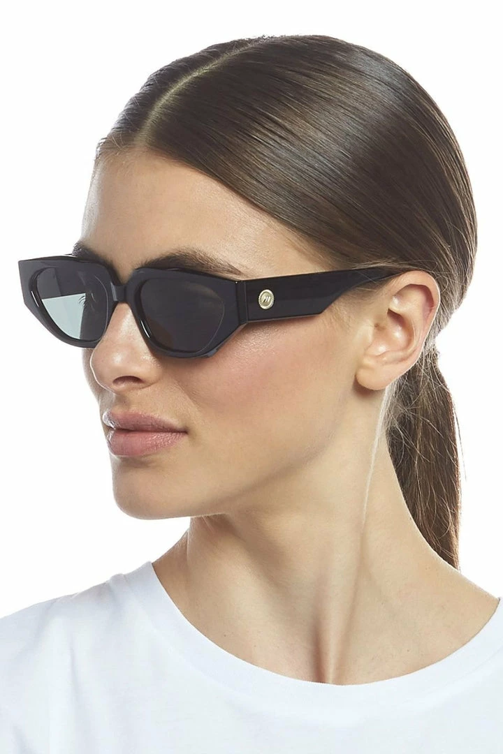Le Specs Major Black 90s Inspired Sunglasses Accessories