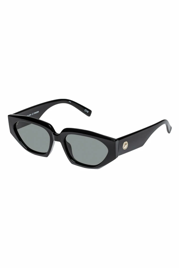 Le Specs Major Black 90s Inspired Sunglasses Accessories