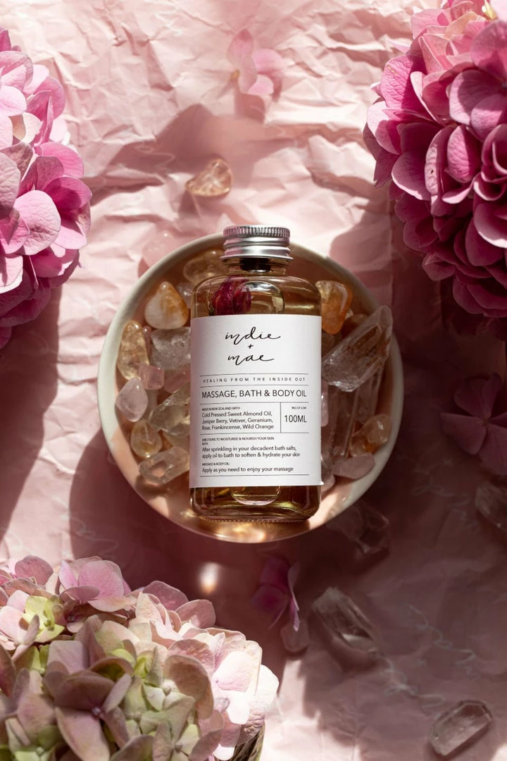 Indie + Mae Massage Bath + Body Oil