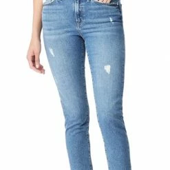 Mavi Mykonos Mid 90's Soft Abrasion Slim Boyfriend Blue Denim Jean