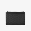 Peta + Jain Millie Black Chevron Quily Vegan Leather Slim Wallet