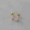 Sophie Accessories Mini Pearl Stud Earrings Gold