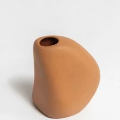NED Collections Harmie Pod Brown Vase Small 10x9cm Living & Decor