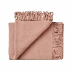 Weave Cushion, Throws & Linen Nevis Throw 100% New Zealand Lambs Wool Rose