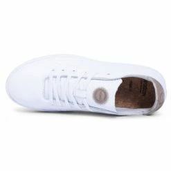 Woden Jane White Leather Sneakers