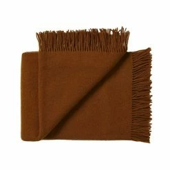 Weave Nevis Throw 100% New Zealand Lambs Wool Spice