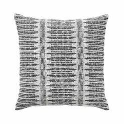 Weave Tatami Cushion Onyx 50 X 50cm Duck Feather Inner Cushion, Throws & Linen