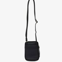 Saben Nikko Black Woven Leather Phone Sling Accessories