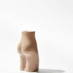 Beysis Home & Beauty Hand Crafted Ceramic Femme Body Nude Vase 8x6x14cm