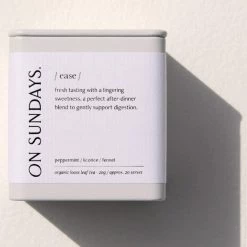 On Sundays Ease 20 Serve Loose Leaf Tea Tin