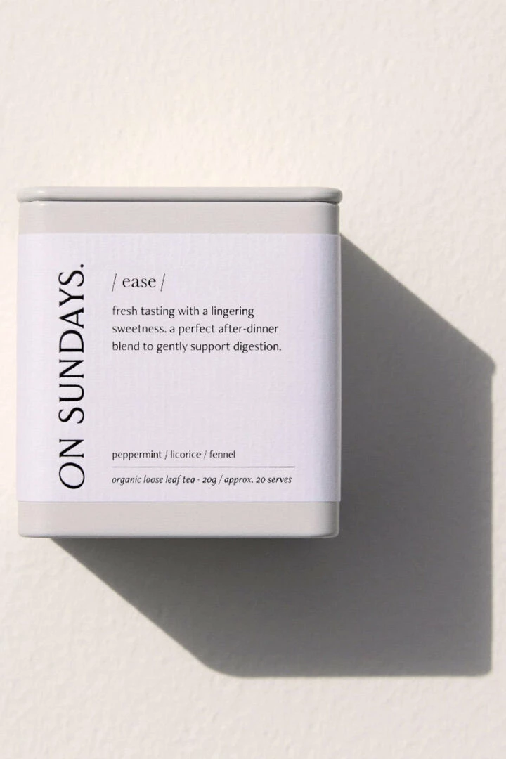 On Sundays Ease 20 Serve Loose Leaf Tea Tin