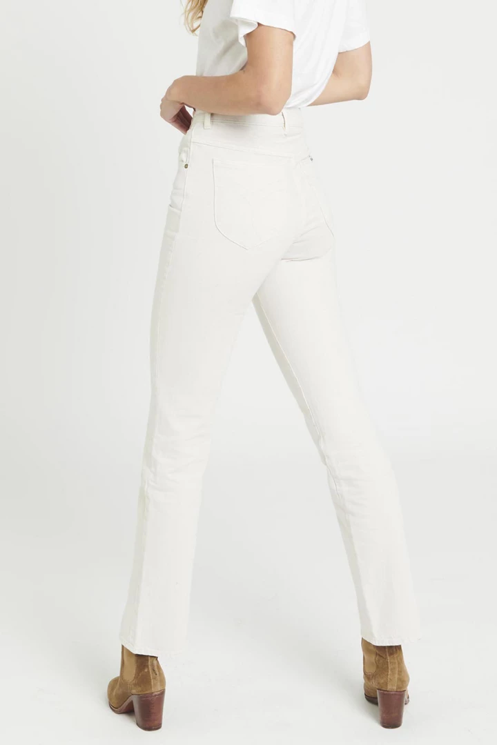 Rollas Original Straight White Salt Denim Jean