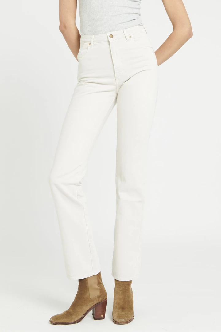 Rollas Original Straight White Salt Denim Jean