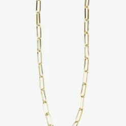 Flo Gives Back 15% To Women In Need Accessories Oval Chain Gold Necklace
